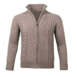 Men's Cable Full Zipper